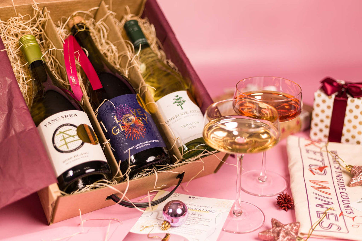 Keto Sparkling Rosé and Keto wines 3 pack The Only Keto Wines Co